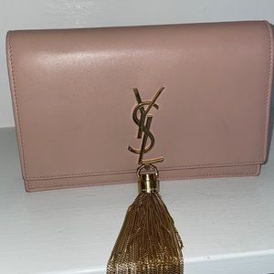 Yves Saint Laurent Monogram Matelassé Kate Tassel Wallet On Chain